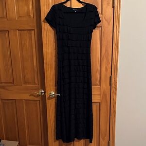 Max edition Black Ruffle-Tier Maxi Dress great condition